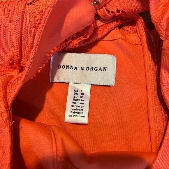 Donna Morgan dress size 6 coral - Picture 9 of 11